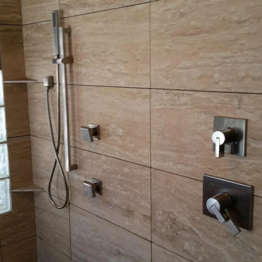 Shower fixture installation for Water Heater Replacement in Texarkana